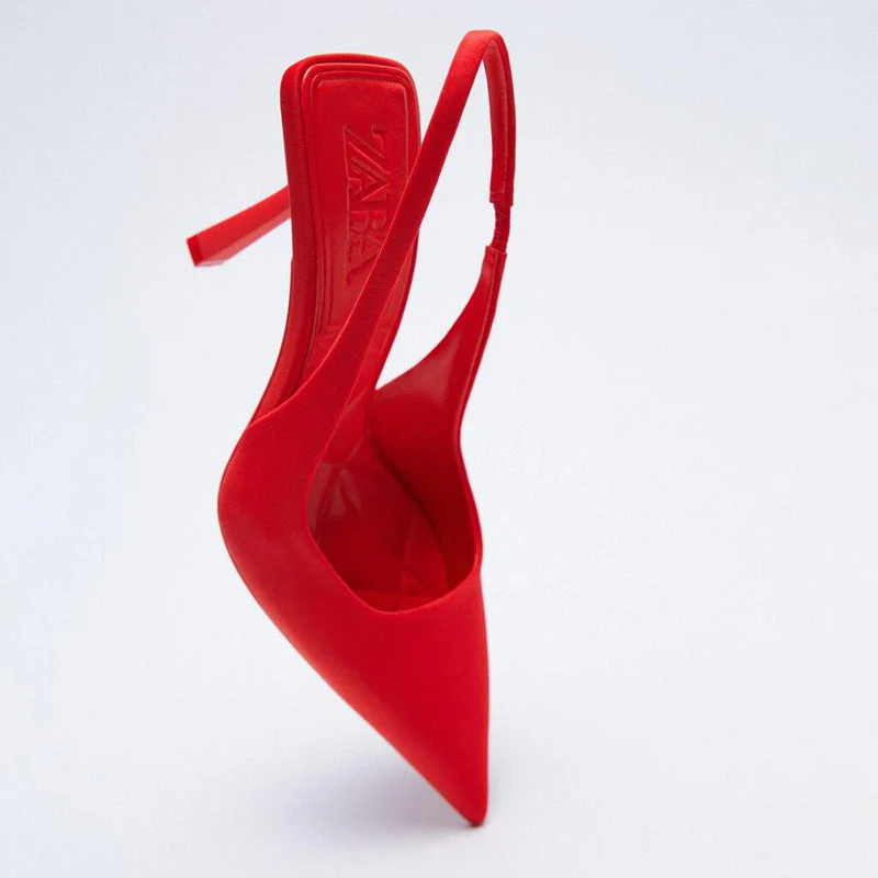 Damen Slingback Pumps mit spitz zulaufendem Design und elegantem Absatz
