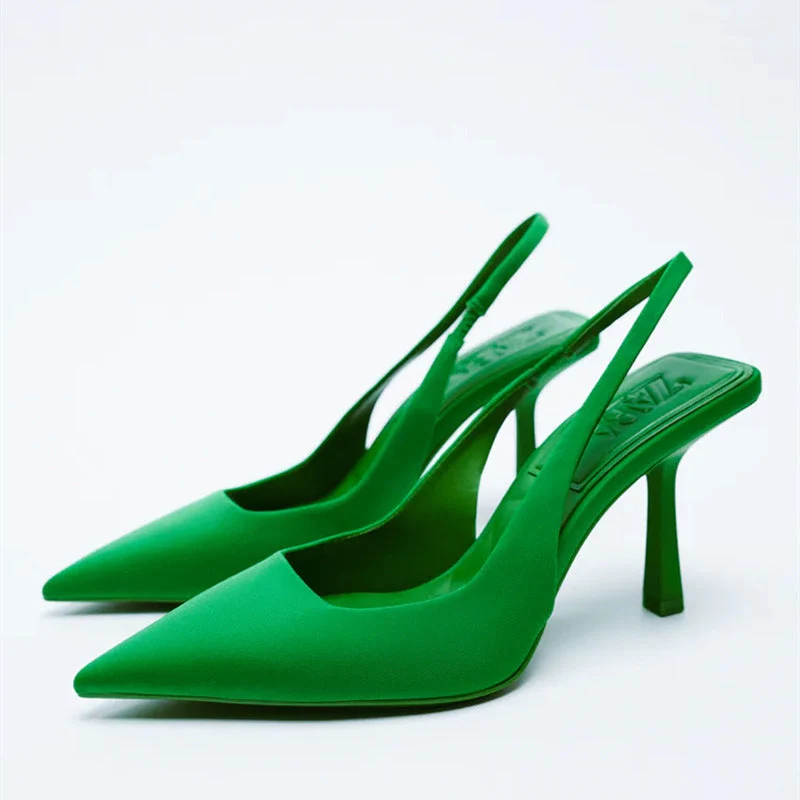 Damen Slingback Pumps mit spitz zulaufendem Design und elegantem Absatz