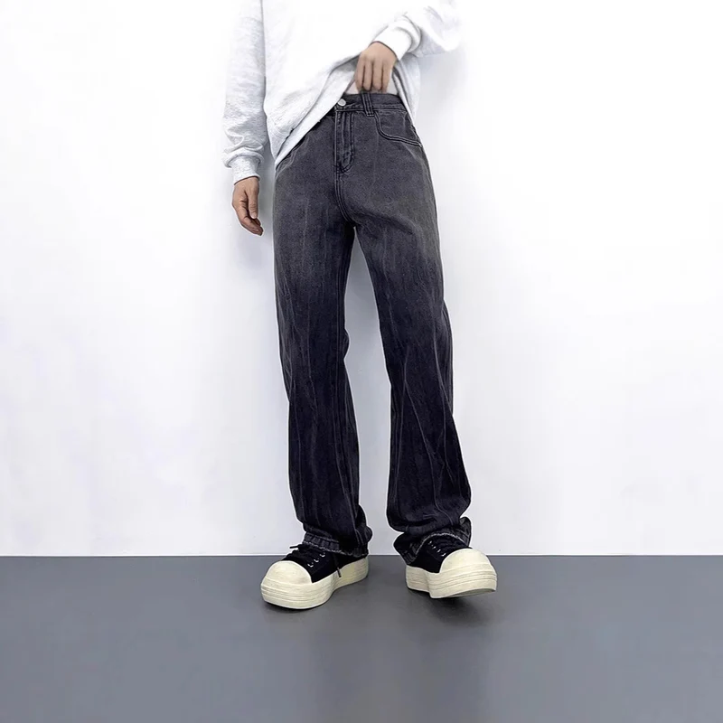 Damen Hochtaillierte Baggy-Jeans Nord Taschen