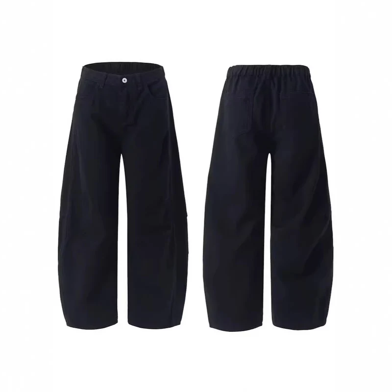Damen Weitgeschnittene Utility-Cargo-Hose Nord Taschen