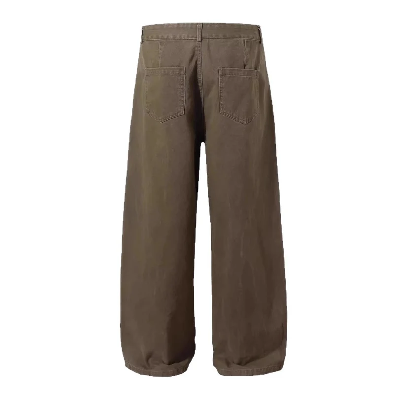 Damen Weitgeschnittene Stoffhose Nord Taschen