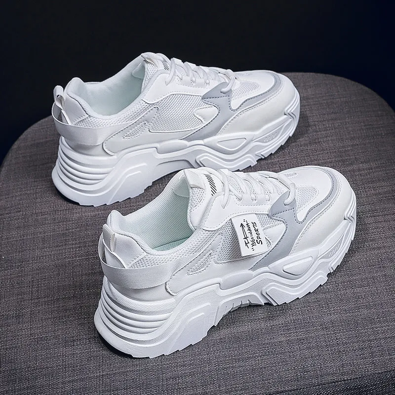 Damen Sneakers im modernen Chunky-Stil mit atmungsaktivem Obermaterial und gepolsterter Sohle