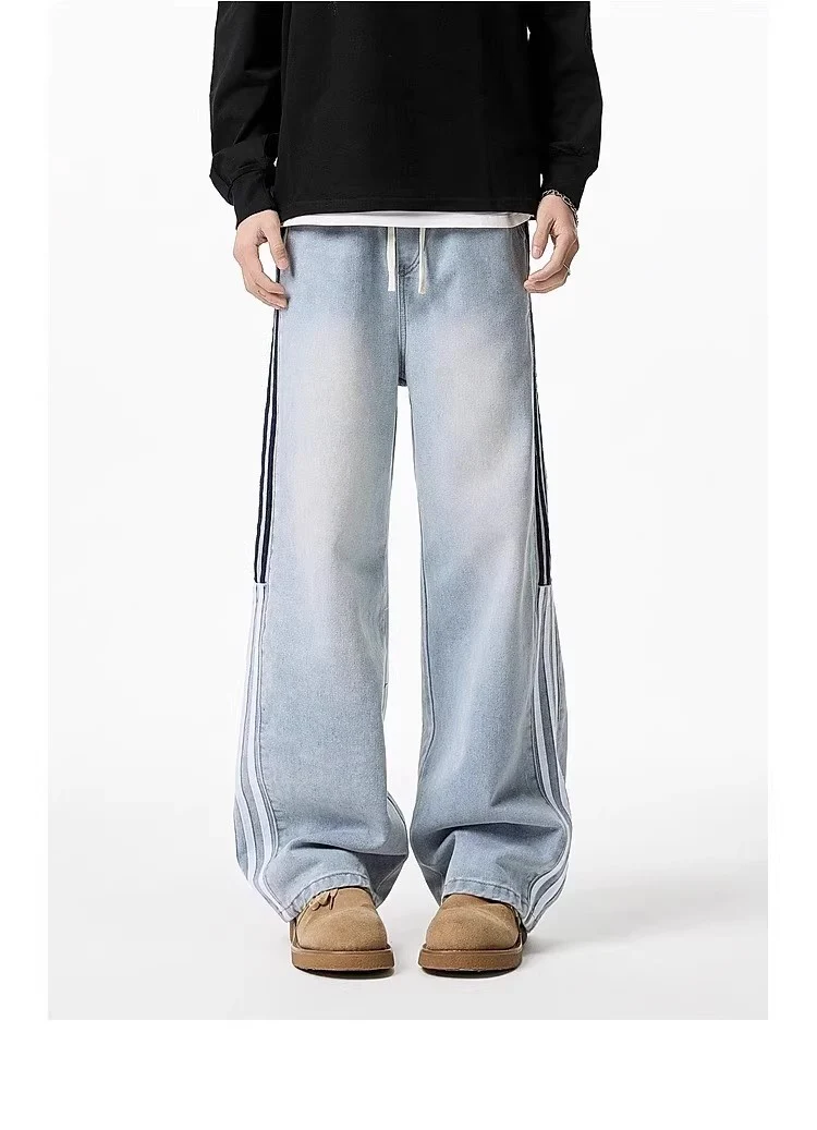 Herren Modische Baggy-Jeans Nord Taschen