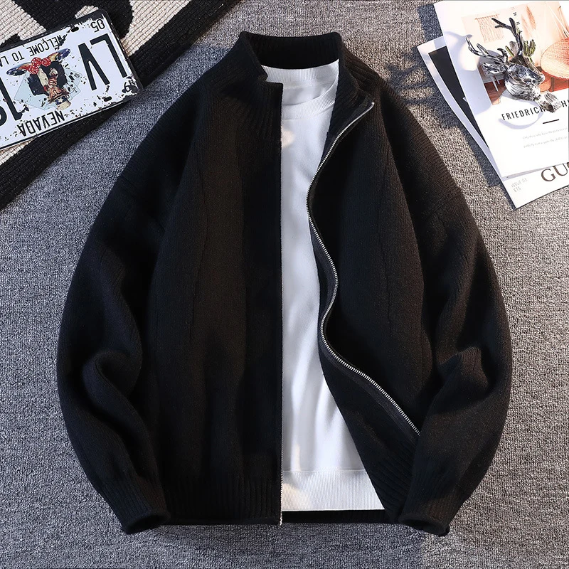 Herren Lässiger Windbreaker mit hochgeschlossenem Reißverschluss Nord Taschen