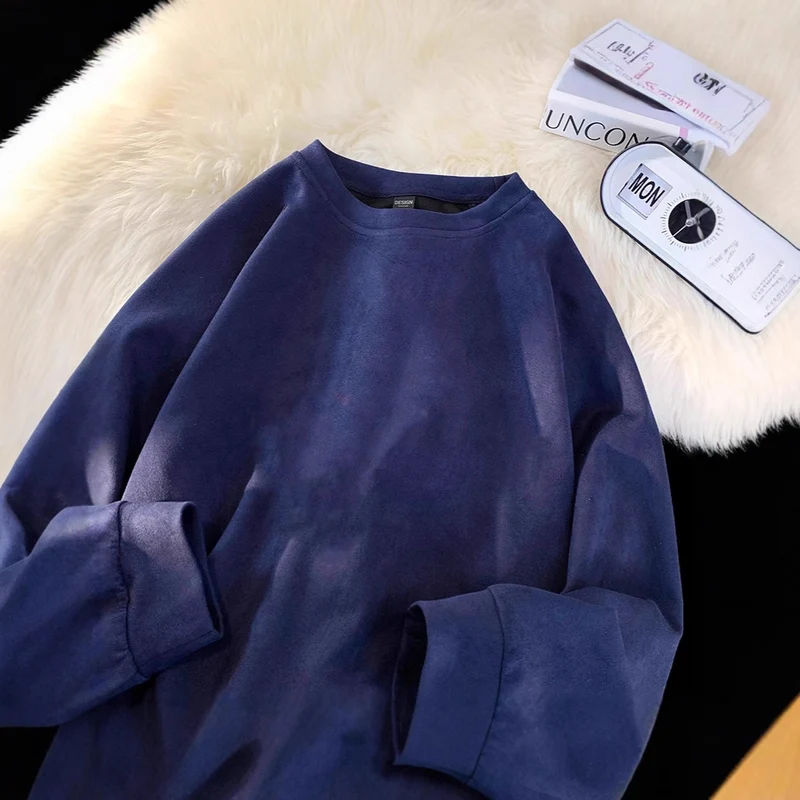 Damen Oversized Sweatshirt mit weichem Stoff Nord Taschen