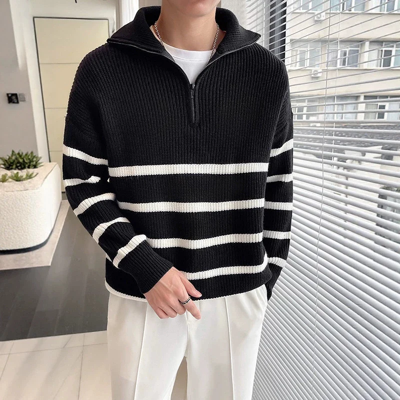 Damen Oversized Pullover mit Reißverschluss Nord Taschen