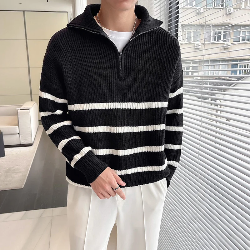 Damen Oversized Pullover mit Reißverschluss Nord Taschen