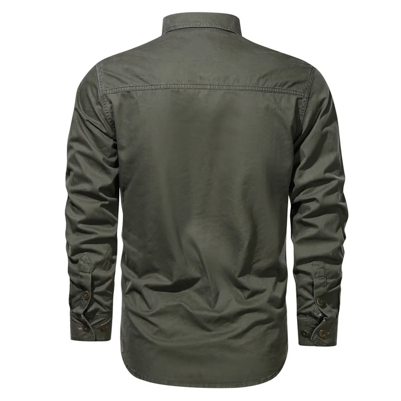 Herren Field-Hemdjacke aus Baumwoll-Twill mit verstärkten Nähten und doppelten Brusttaschen Nord Taschen