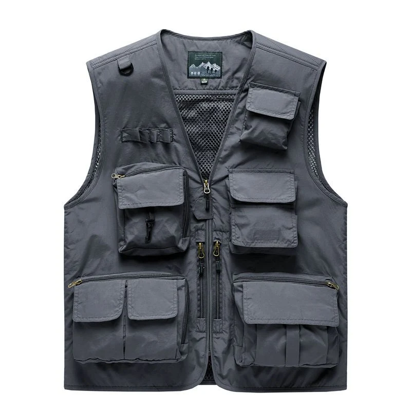 Herren Multifunktionale Outdoor-Jacke mit vielen Taschen Nord Taschen