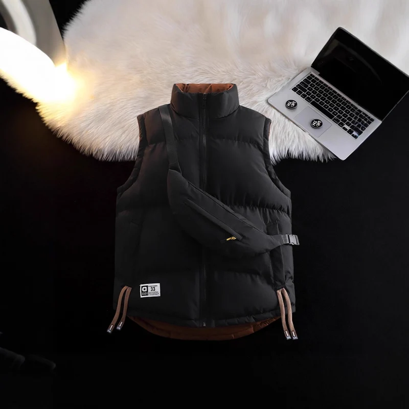 Damen Funktionale Steppweste mit hohen Kragen Nord Taschen