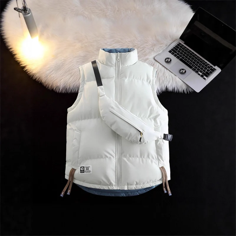 Damen Funktionale Steppweste mit hohen Kragen Nord Taschen