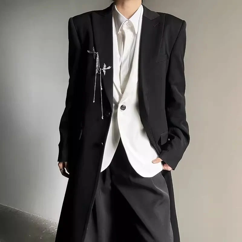 Damen Eleganter Schalkragen-Blazer Nord Taschen