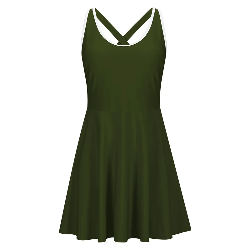 Damen Sportliches Schwimmkleid