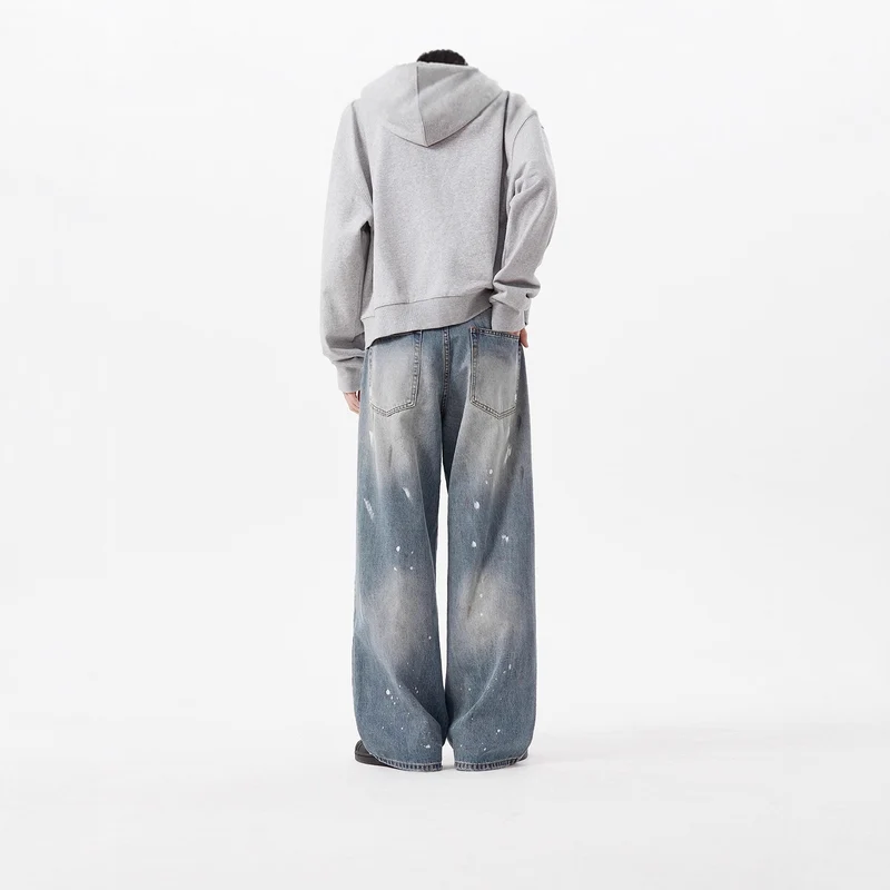 Damen Weitgeschnittene Jeans mit einzigartigen Zerstörungsdetails Nord Taschen