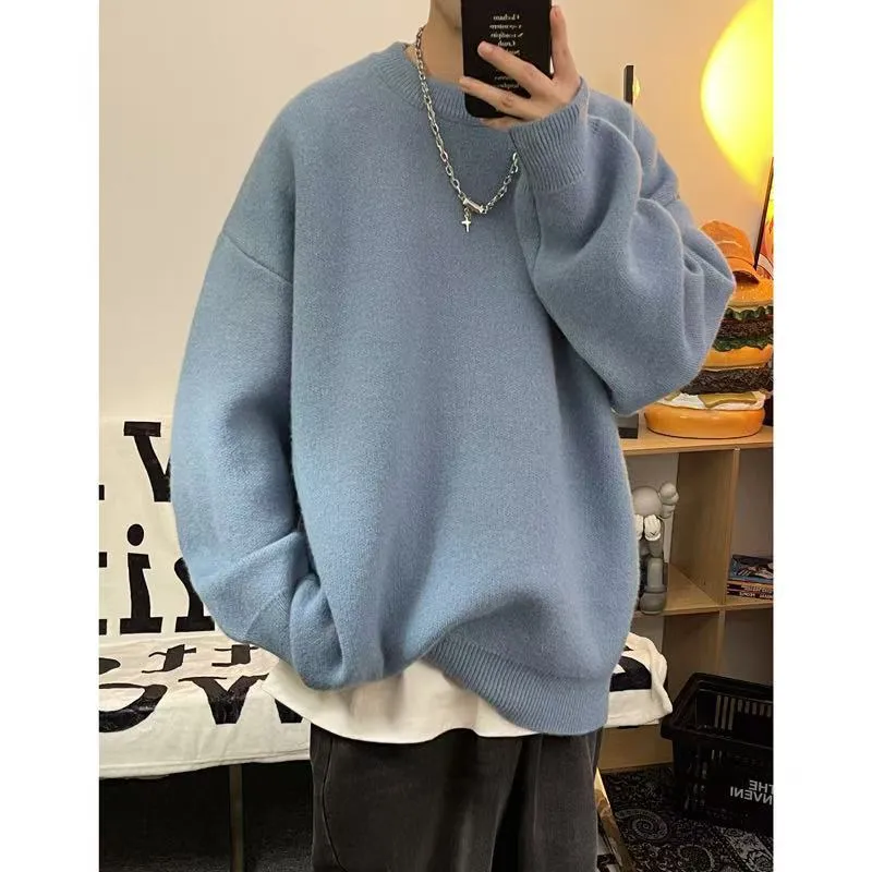 Herren Lässiger Oversized Pullover Nord Taschen