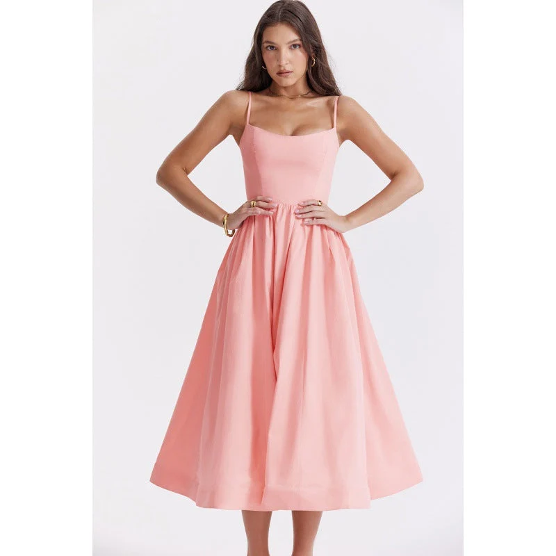 Damen Maxi-Kleid mit floralem Design