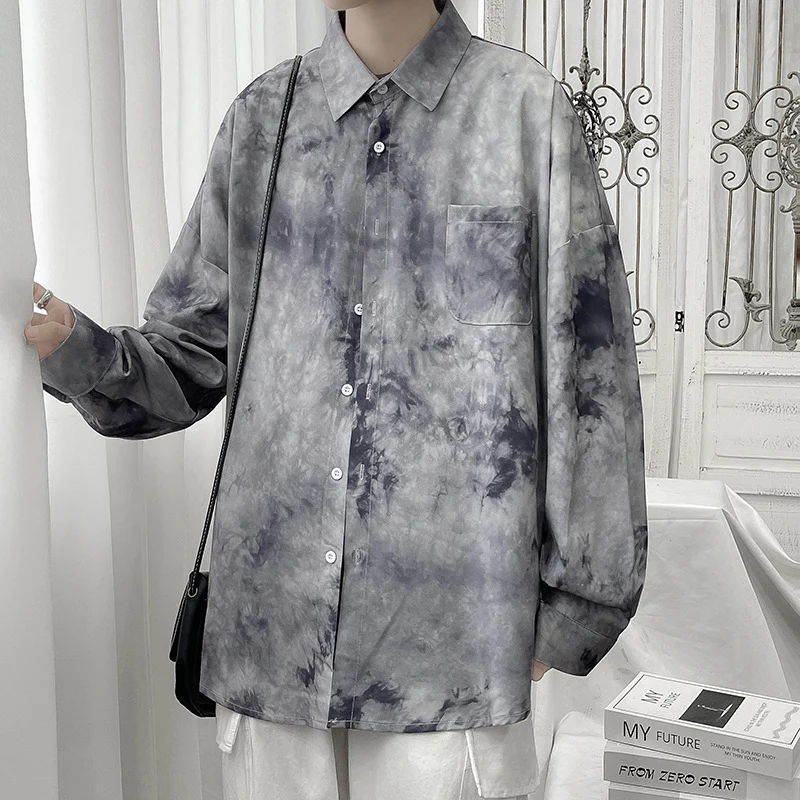 Damen Modisches Oversized Hemd mit Wollstruktur Nord Taschen
