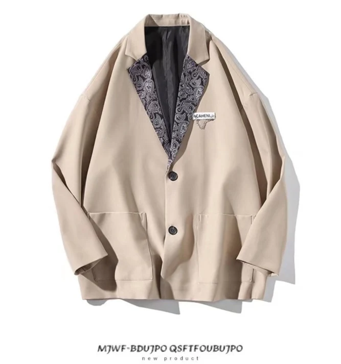 Damen Modischer Blazer mit Paisleymuster Nord Taschen