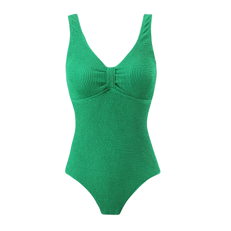 Damen Sportlicher Badeanzug mit strukturiertem Effekt Nord Taschen