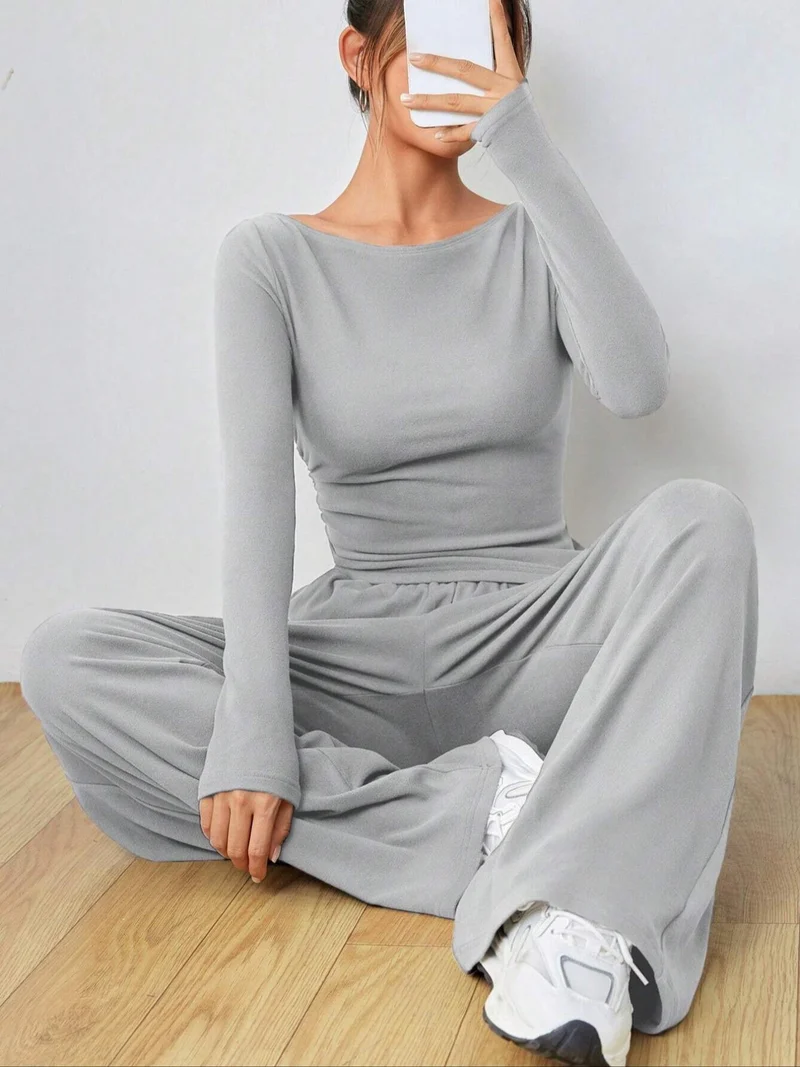 Damen Komfortables Lounge-Set
