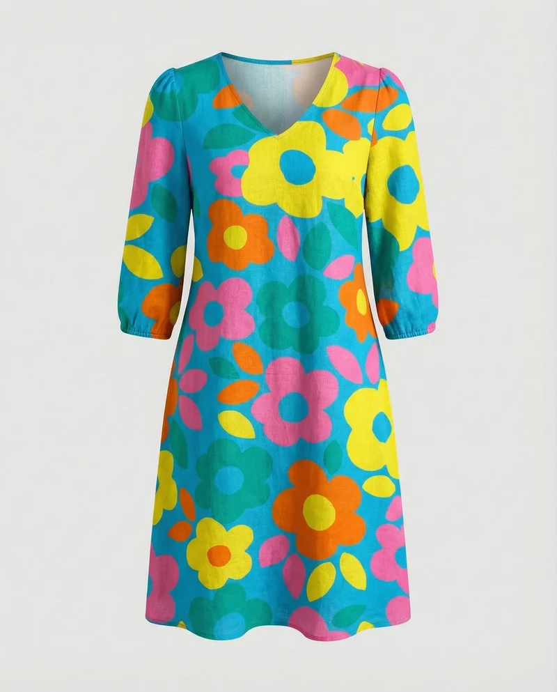 Boho Maxikleid Sommer Damen Taschen