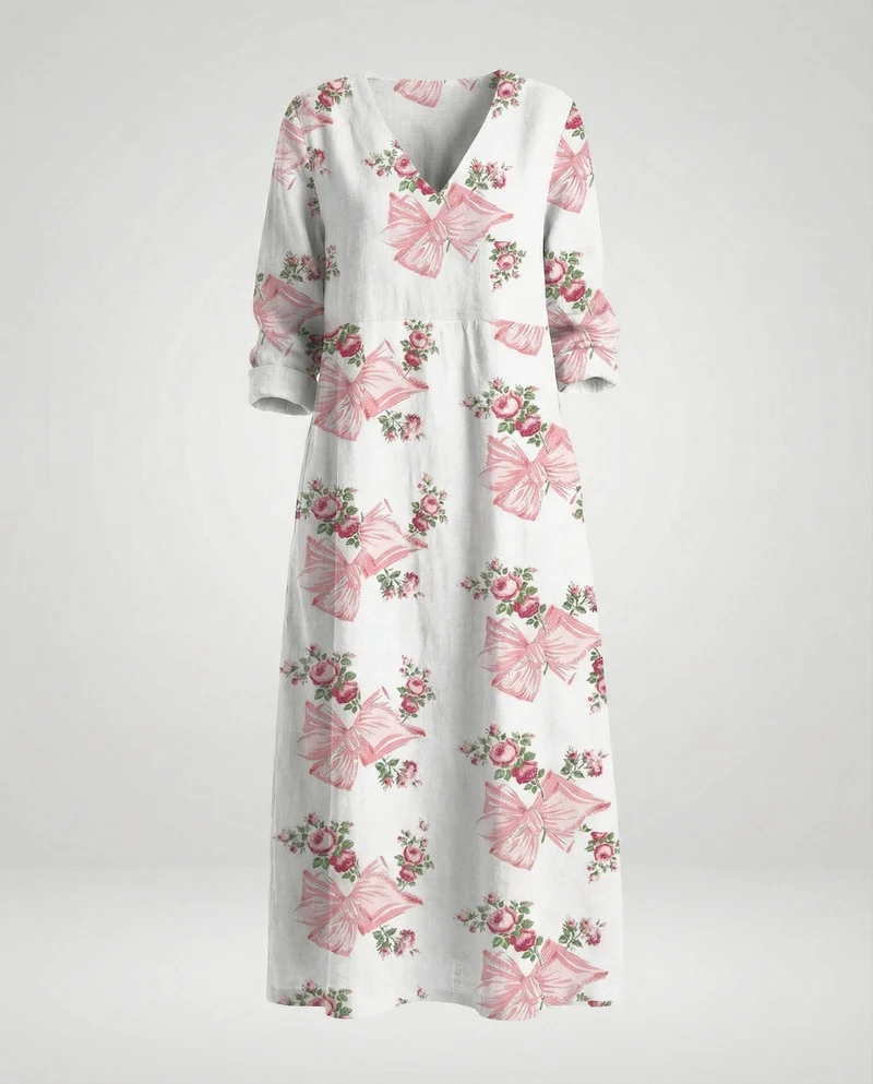 Boho Maxikleid Sommer Damen Taschen