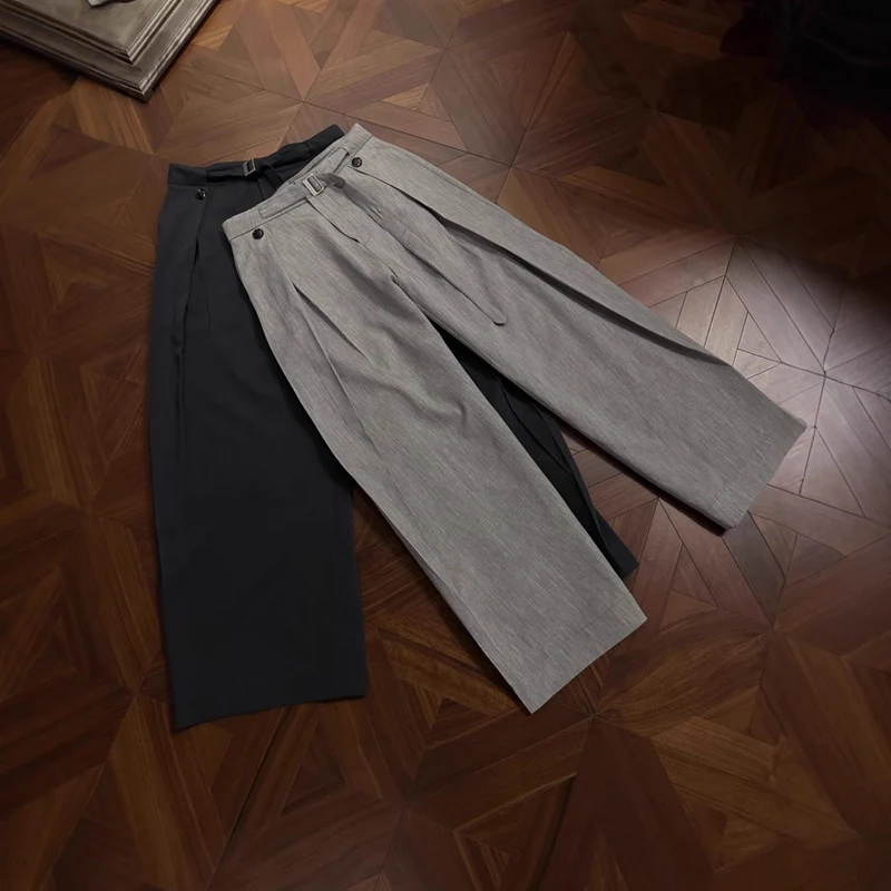 Damen Elegante und bequeme weite Stoffhose Nord Taschen
