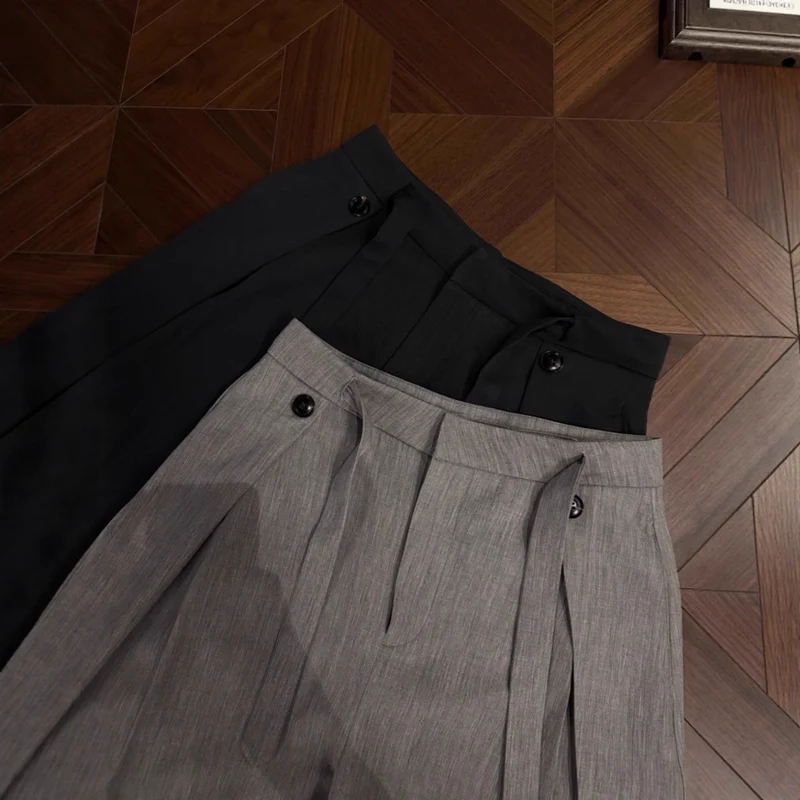 Damen Elegante und bequeme weite Stoffhose Nord Taschen