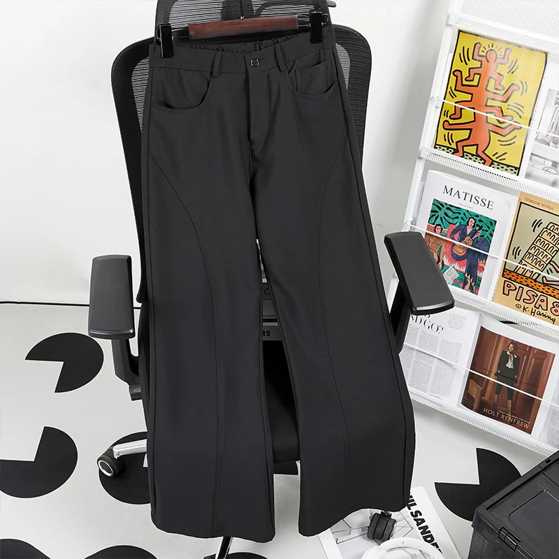 Damen Elegante und bequeme Weitbein-Hose Nord Taschen