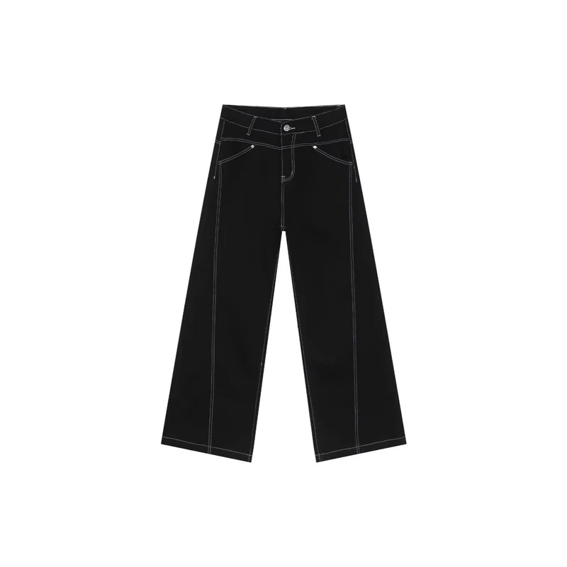 Damen Weitgeschnittene Hochbund-Hose Nord Taschen