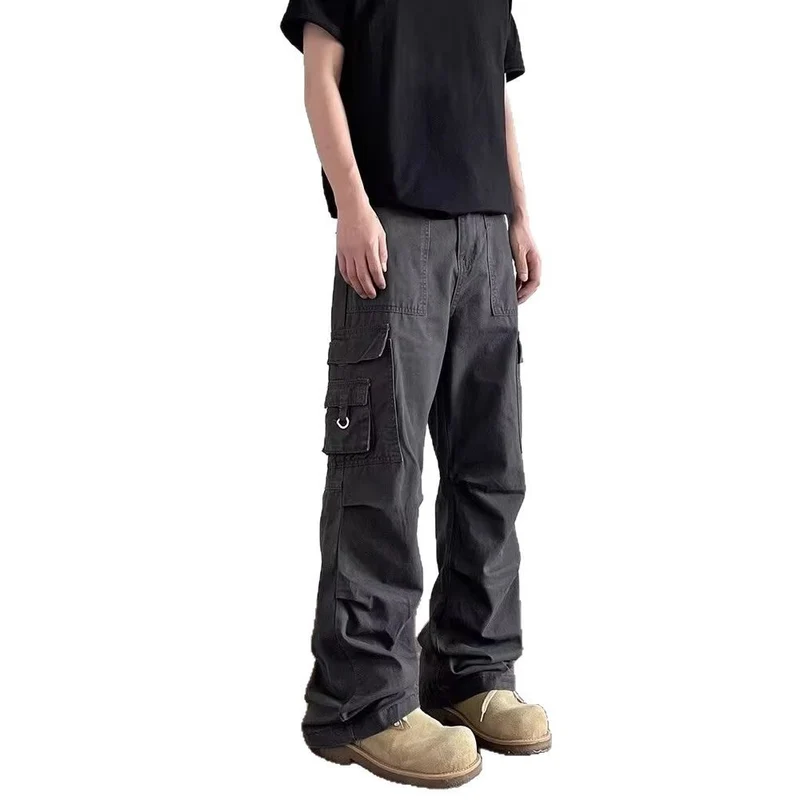 Herren Lässige Oversized Cargo-Hose Nord Taschen