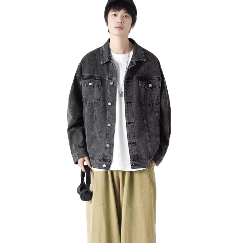 Herren Lässige Jeansjacke Nord Taschen