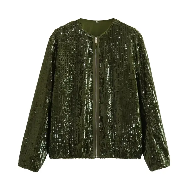 Glänzende Couture-Jacke