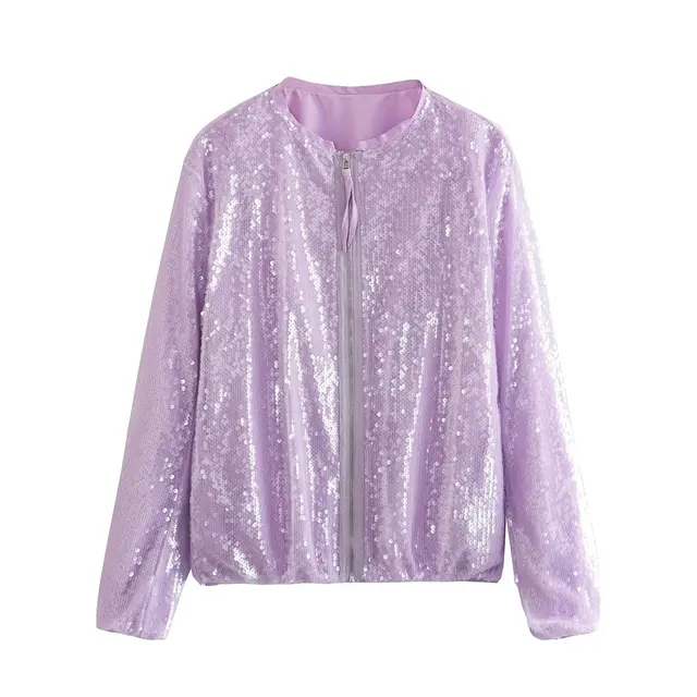 Glänzende Couture-Jacke
