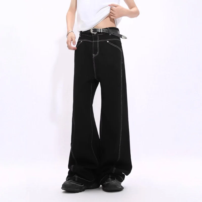 Damen Modische Weite Jeans Nord Taschen