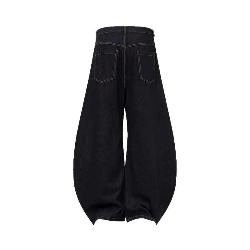 Damen Modische Weitbein-Hose mit innovativem Schnürdesign Nord Taschen