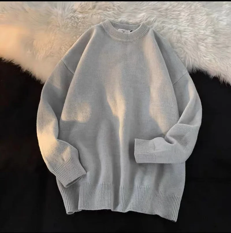 Damen Bequemer Oversized Pullover Nord Taschen