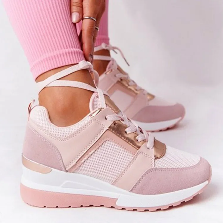 Plattform Sneaker Damen - Leichte Freizeitschuhe
