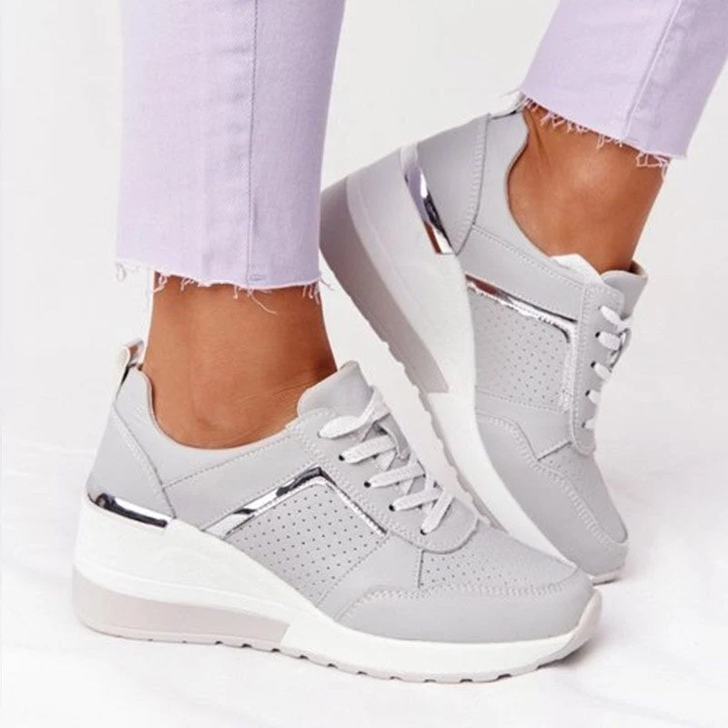 Plattform Sneaker Damen - Leichte Freizeitschuhe