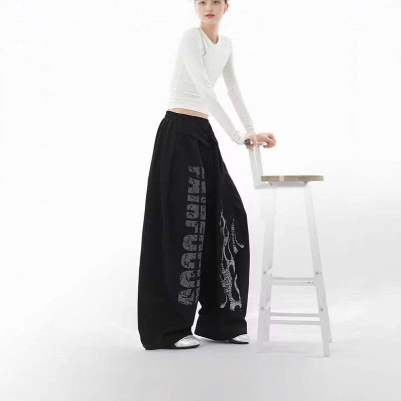 Damen Modische Palazzo-Hose Nord Taschen