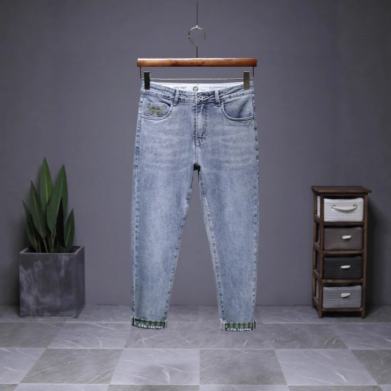 Damen Modische Hochtaillierte Jeans Nord Taschen