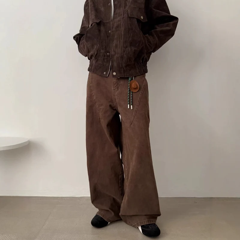 Damen Bequeme und lässige Oversized Hosen Nord Taschen