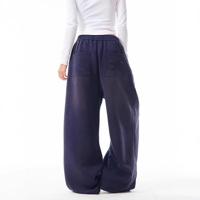 Damen Bequeme Oversized Freizeithose Nord Taschen