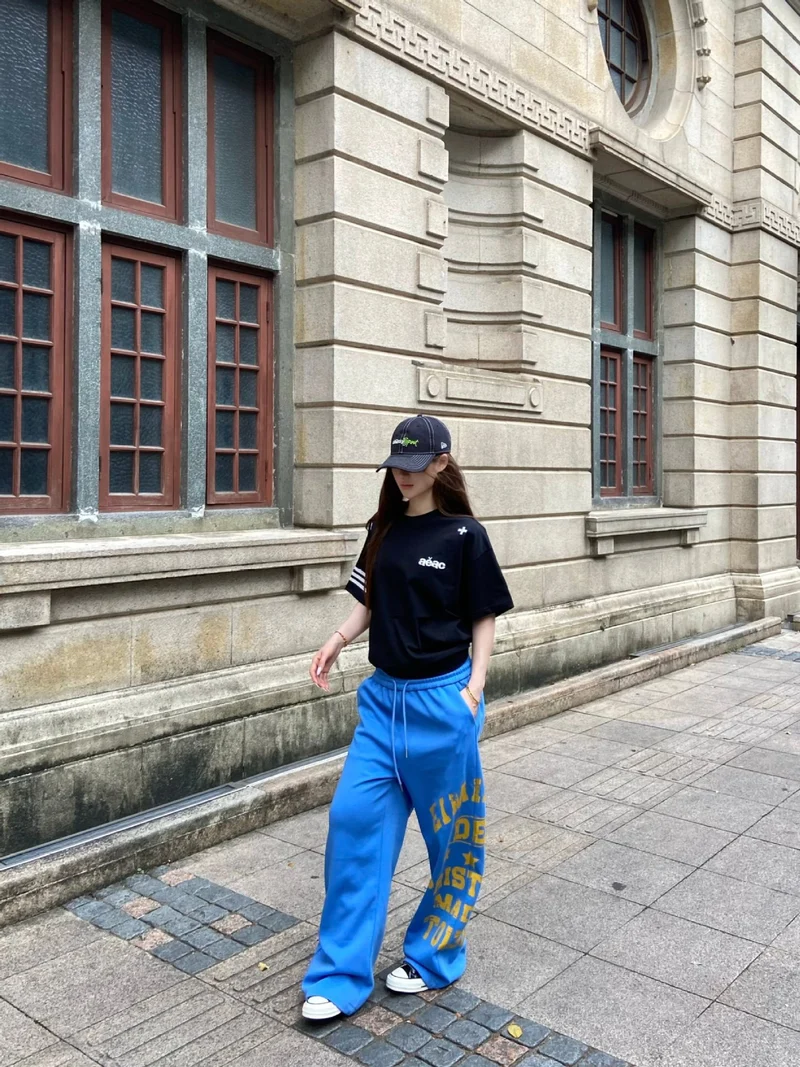 Damen Bequeme Breitbeinige Jogginghose Nord Taschen