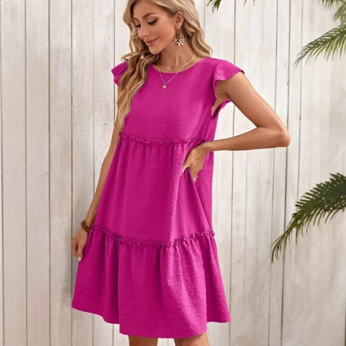 Damen lässiges Sommerkleid Nord Taschen