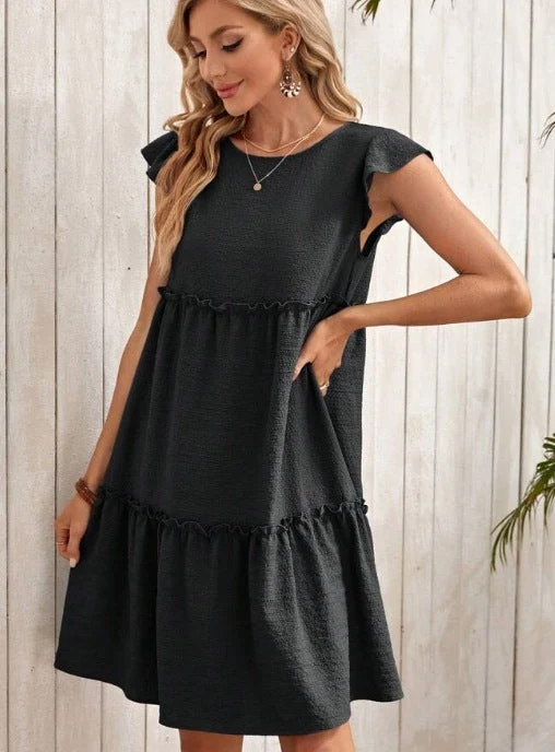 Damen lässiges Sommerkleid Nord Taschen