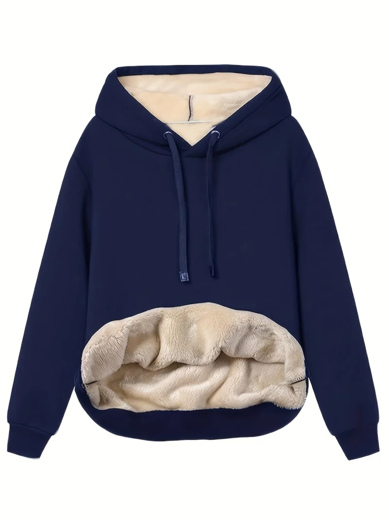 Warme Winterkuscheligkeit mit Fleece Hoodie