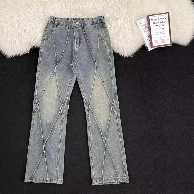 Damen Modische Denim-Hose mit innovativem Schnitt Nord Taschen