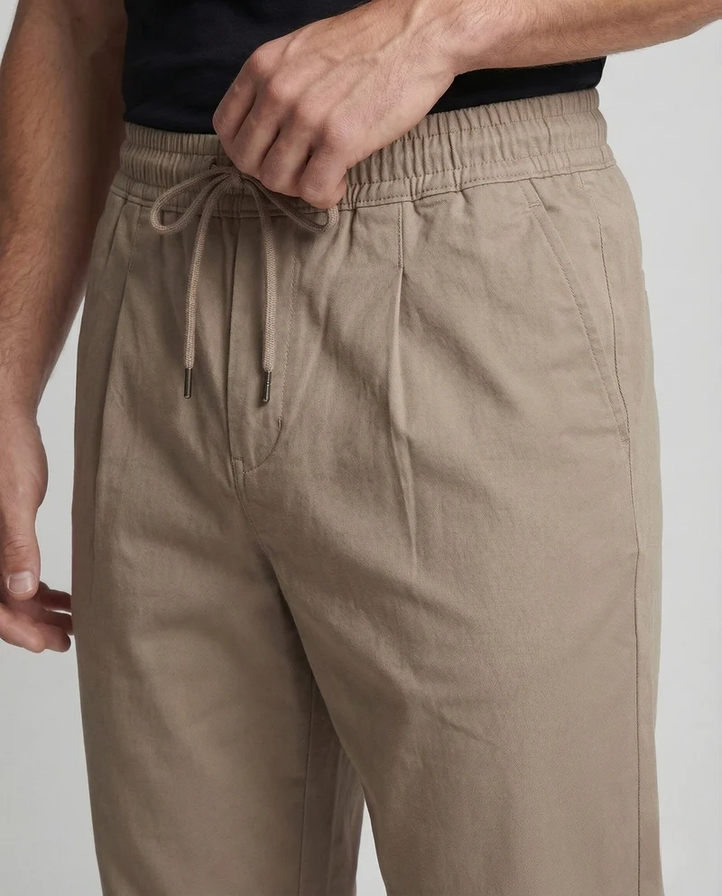 Herren Freizeithose Baumwollmix Elastischer Bund