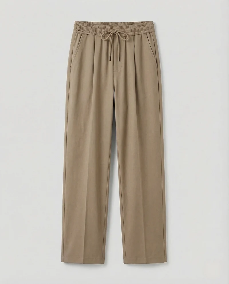 Herren Freizeithose Baumwollmix Elastischer Bund